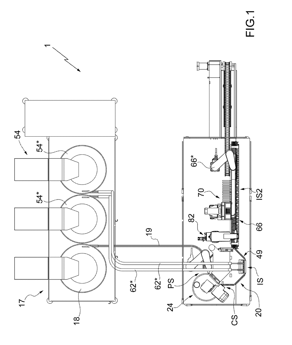 Machine for producing substantially cylindrical articles