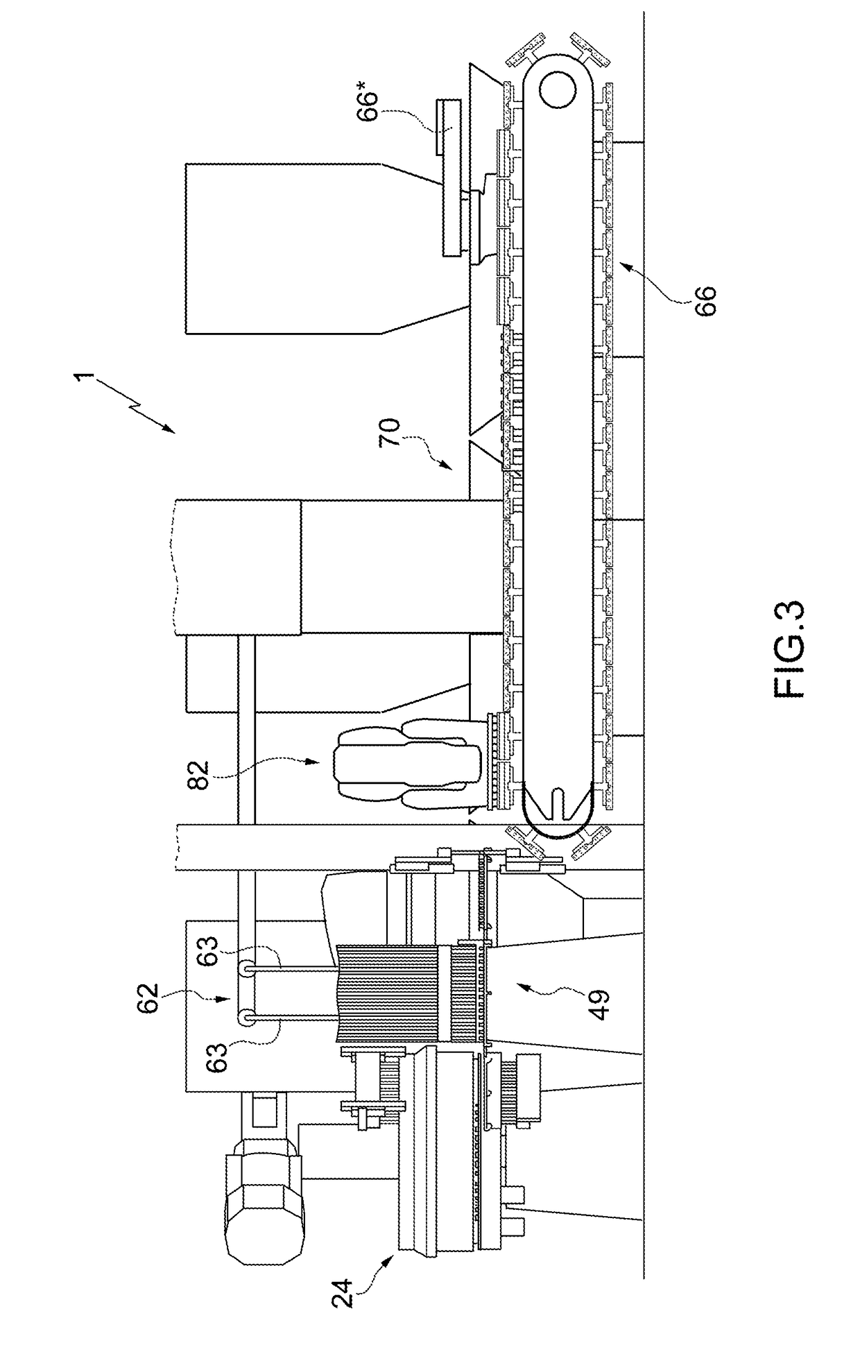 Machine for producing substantially cylindrical articles