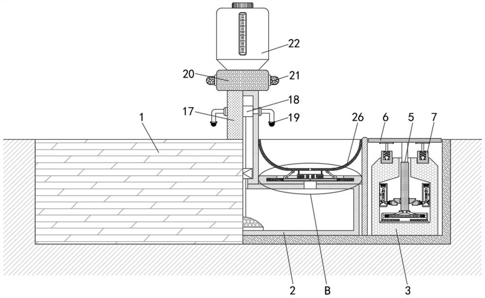 Automatic feeding auxiliary device suitable for chicken feed