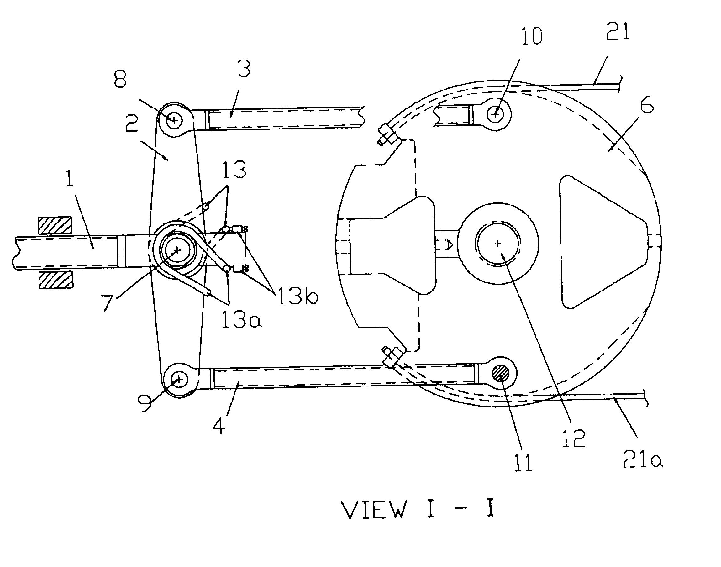 Non-jamming, fail safe flight control system with non-symmetric load alleviation capability