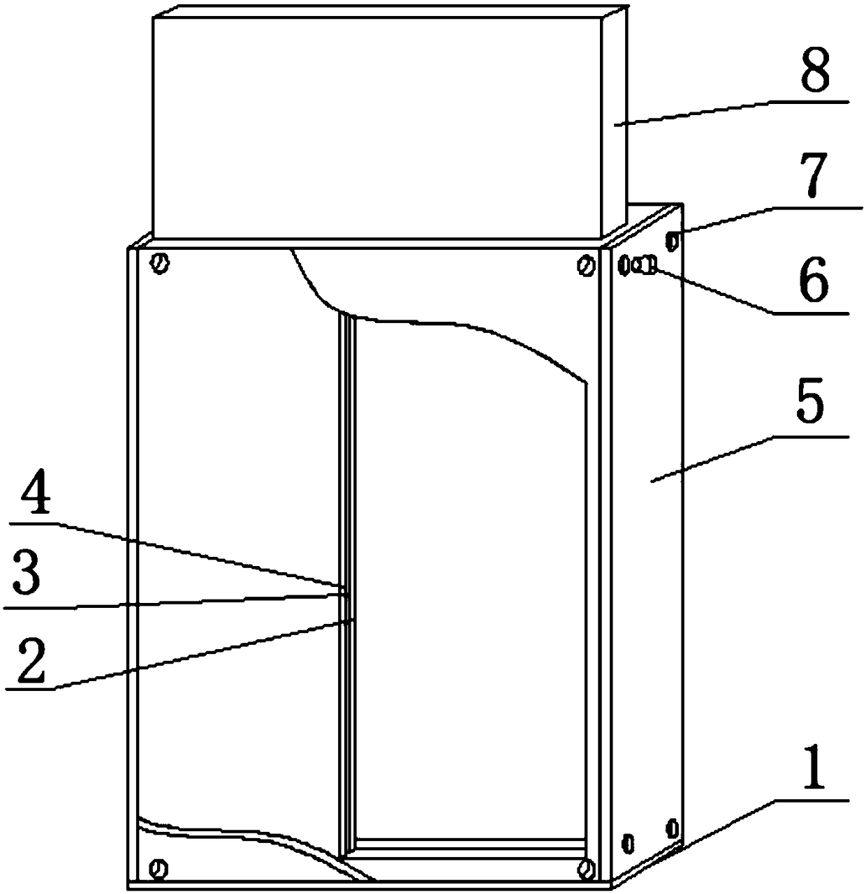 Fireproof profile steel structure for building