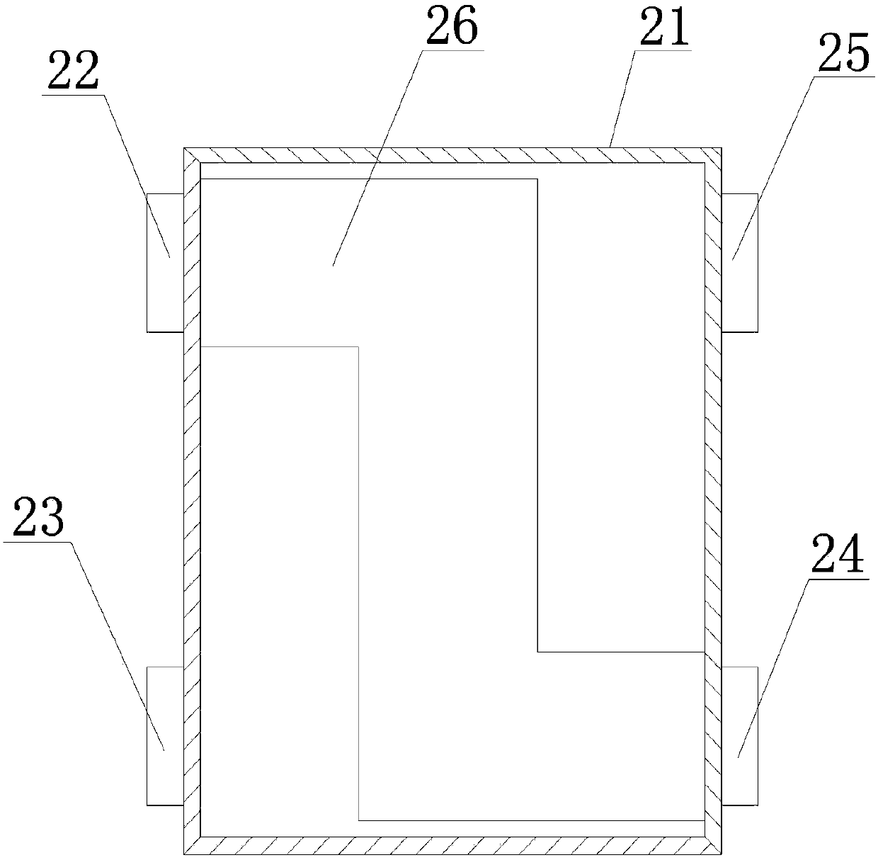 Efficient purification and exhaust system for flue gas