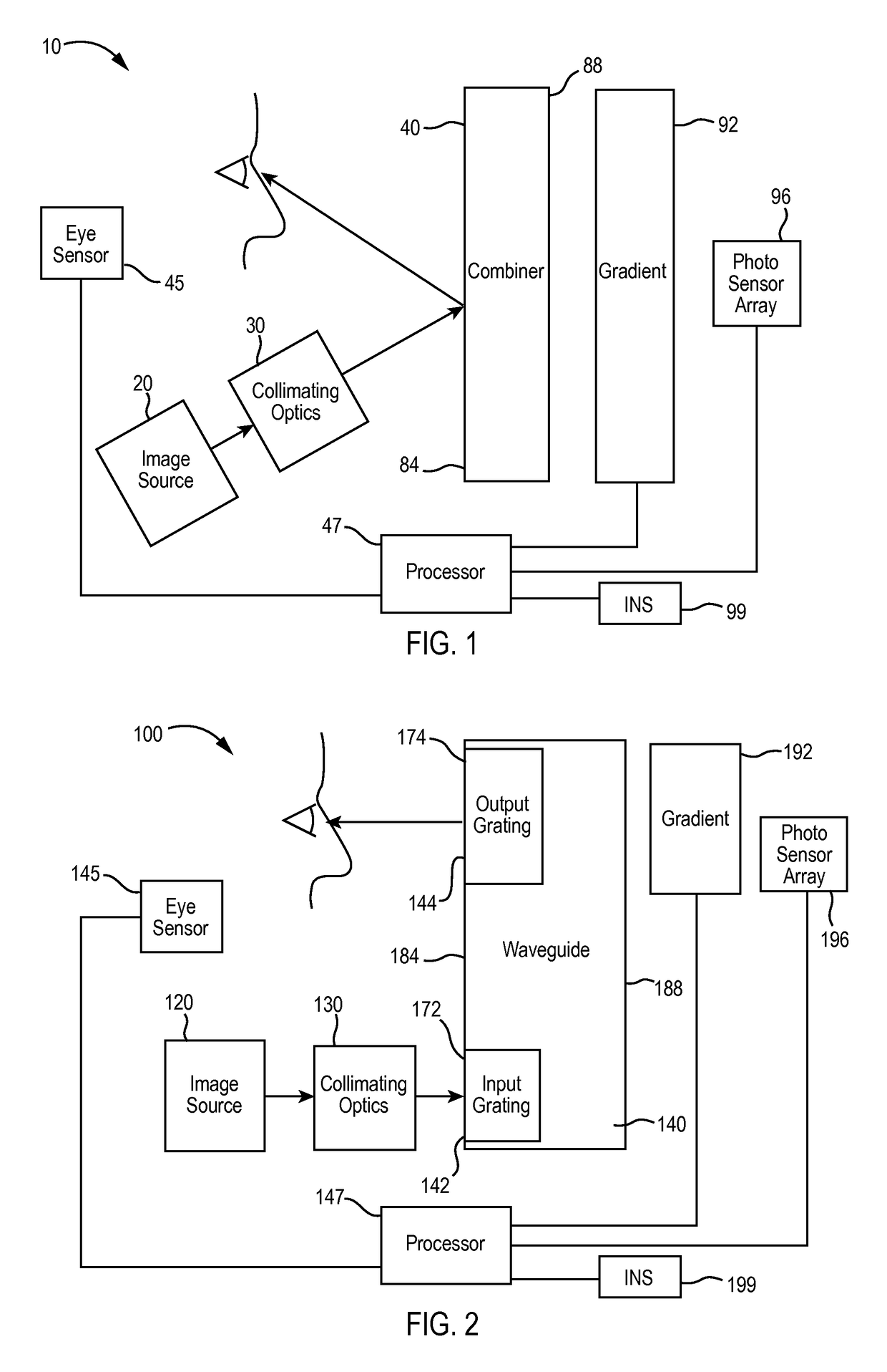 HUD system and method with dynamic light exclusion