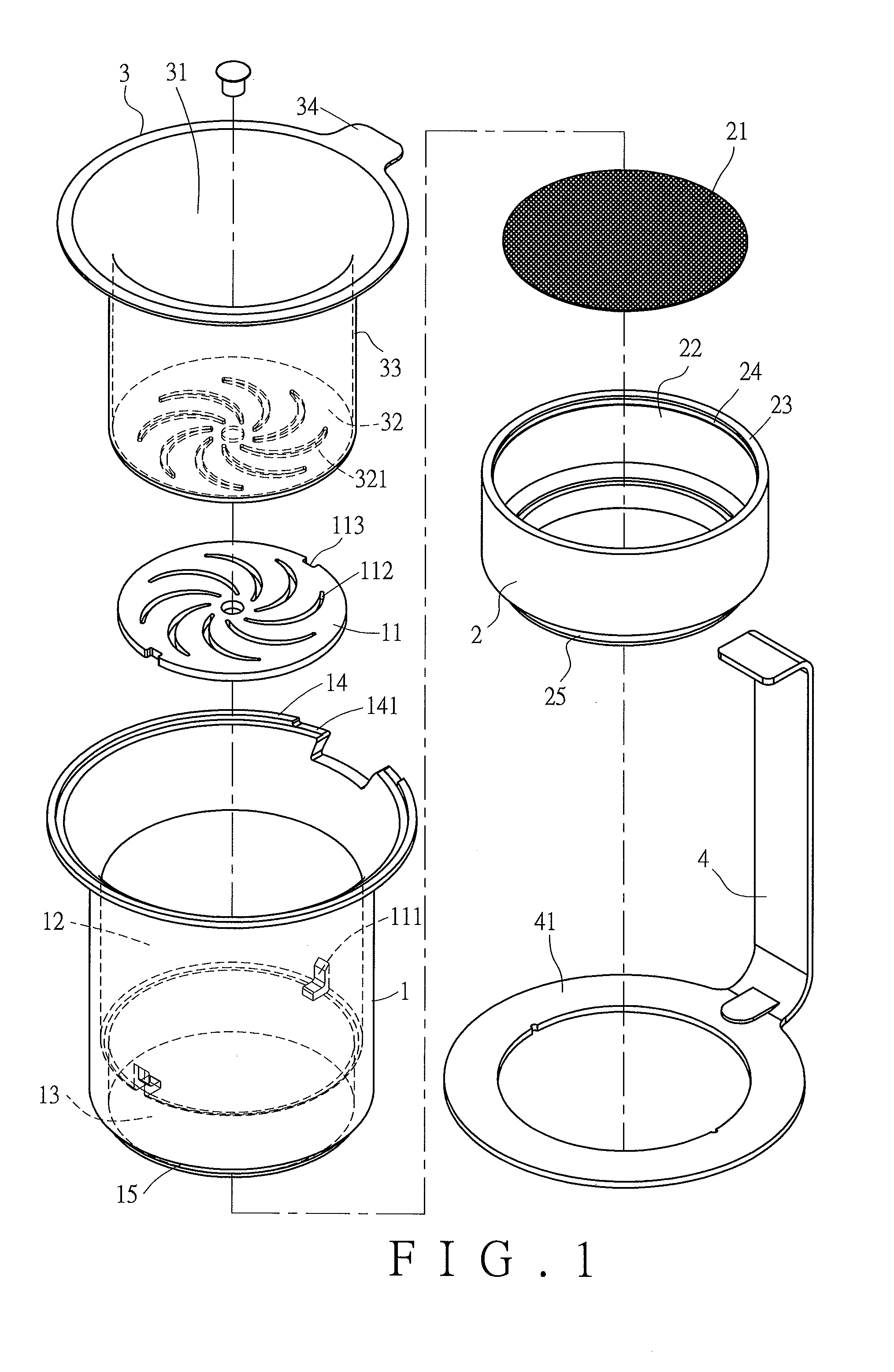 Adjustable percolation device and pressure percolation device comprising the same