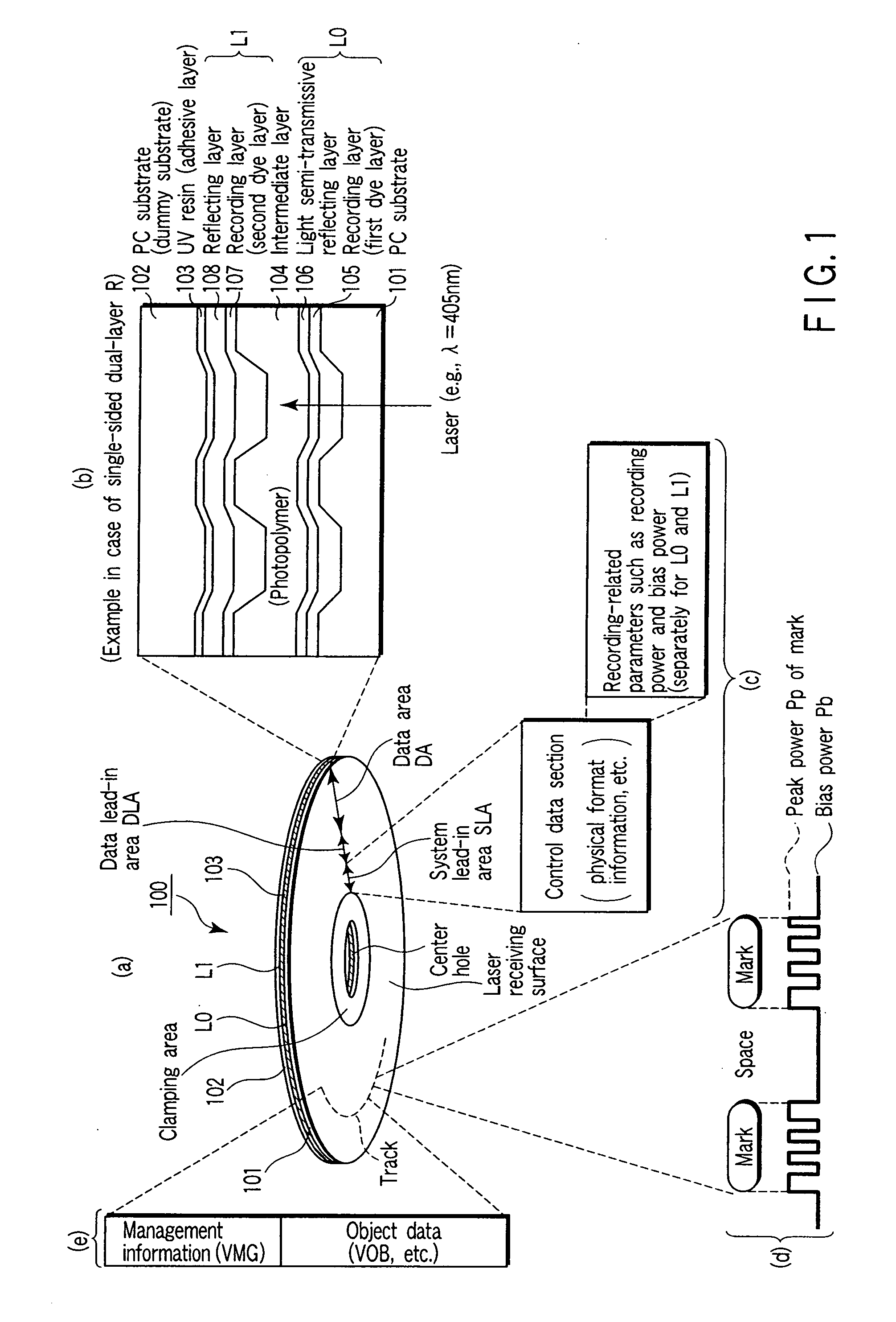 Write-once type multilayer optical disc, recording method, reproducing method, and recording device