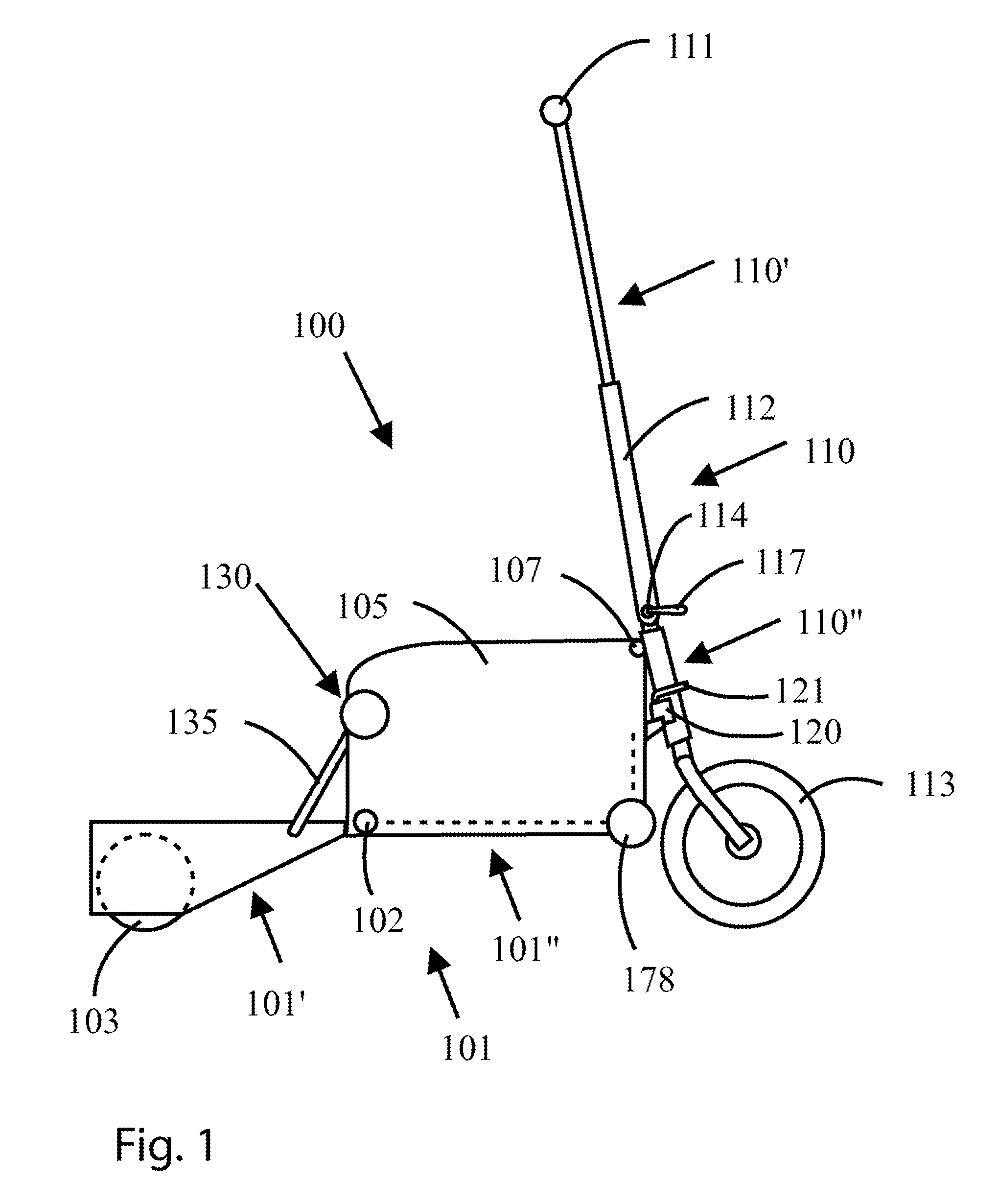 Foldable scooter