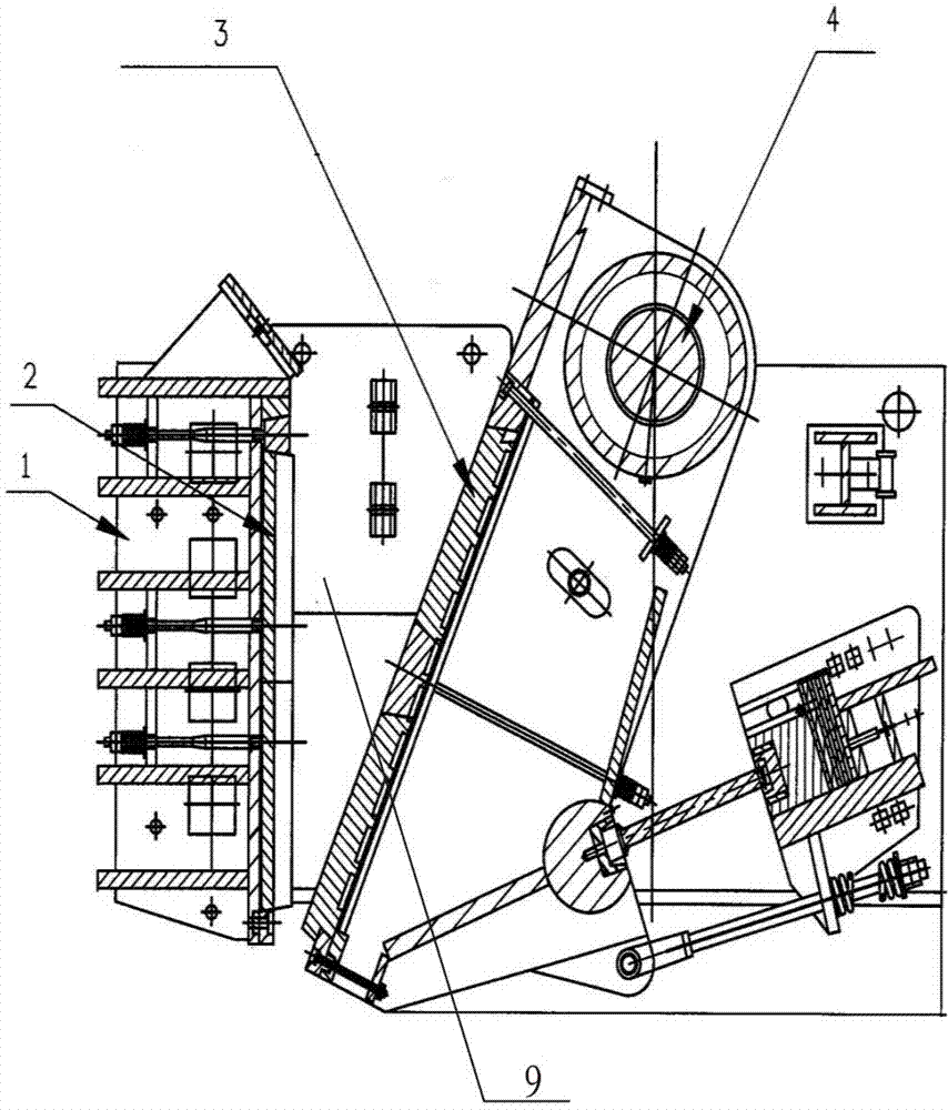 Compound pendulum jaw breaker