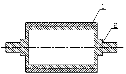 Sterilizing rubber roller