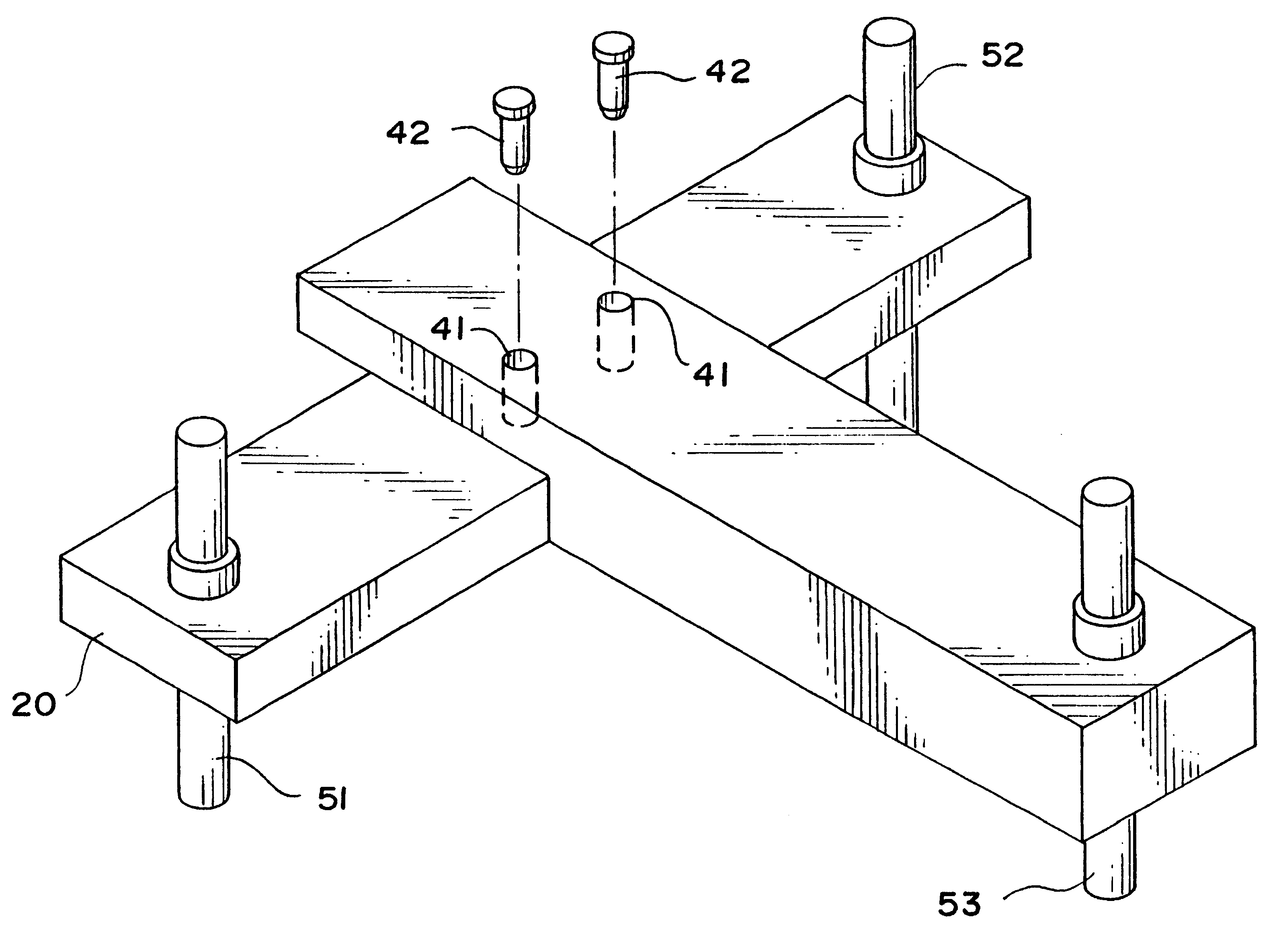 Movable self-elevating artificial work island with modular hull