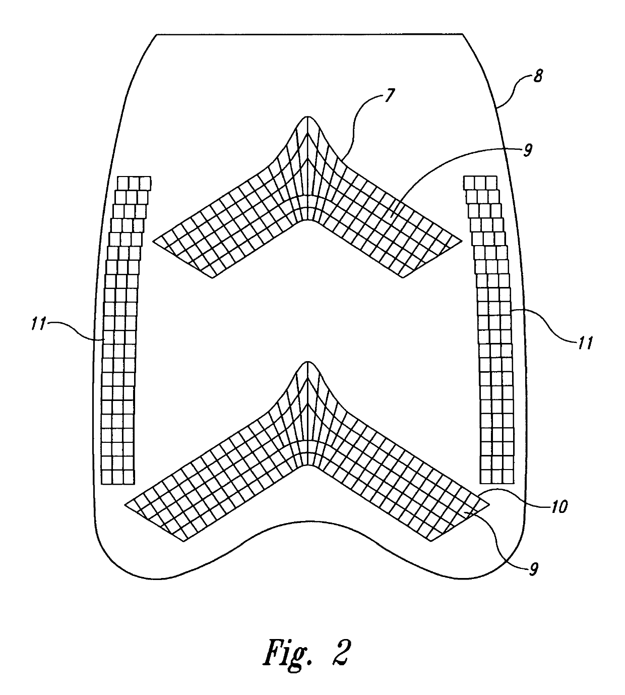 Artificial surfing reef for affecting surface waves