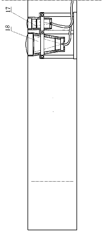 Detection control method and device of inner-coating thickness of rotational molding storage tank