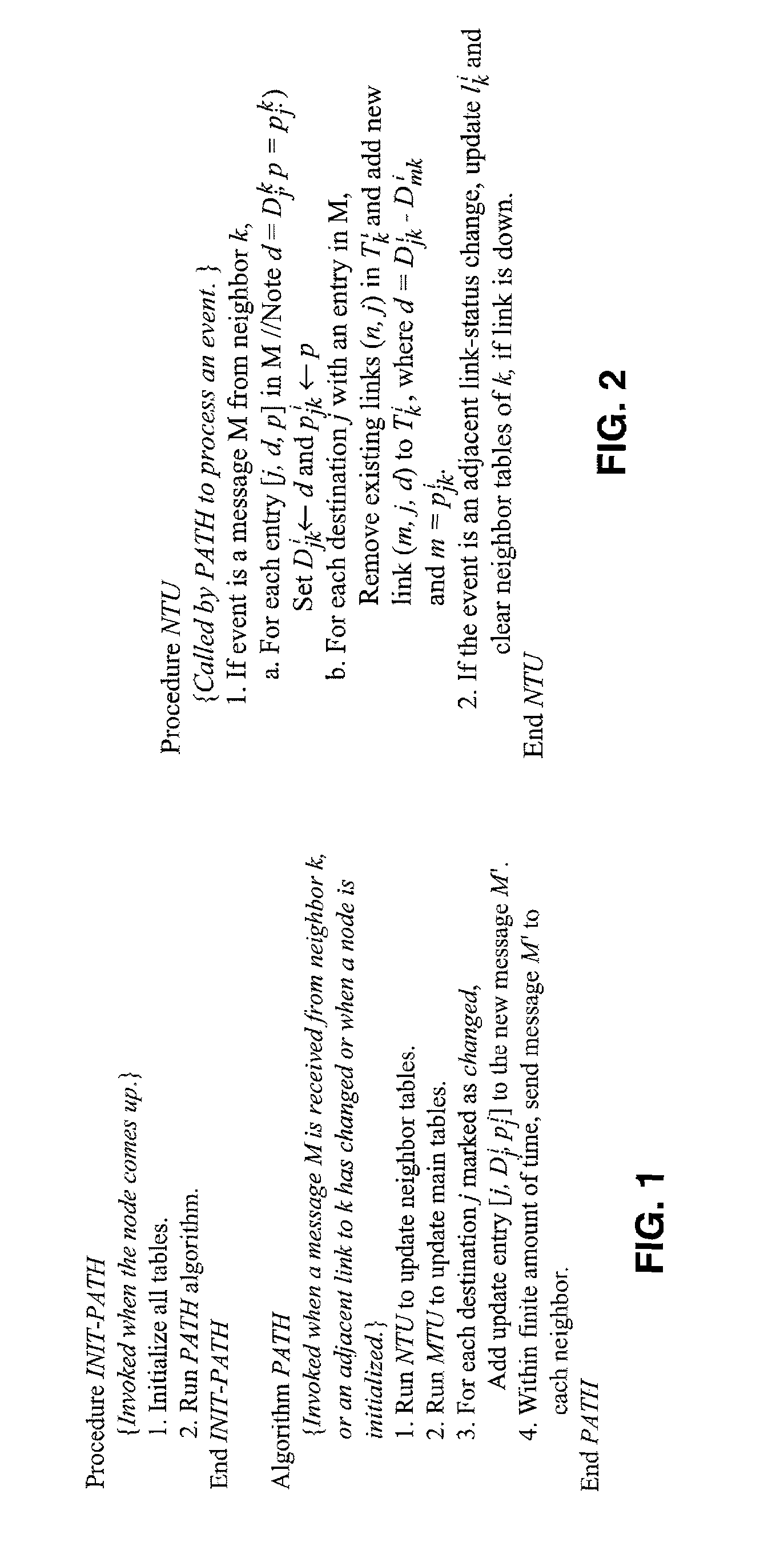 Method for loop-free multipath routing using predecessor information