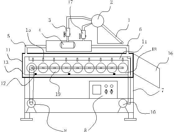 Solar fruit and vegetable drying device