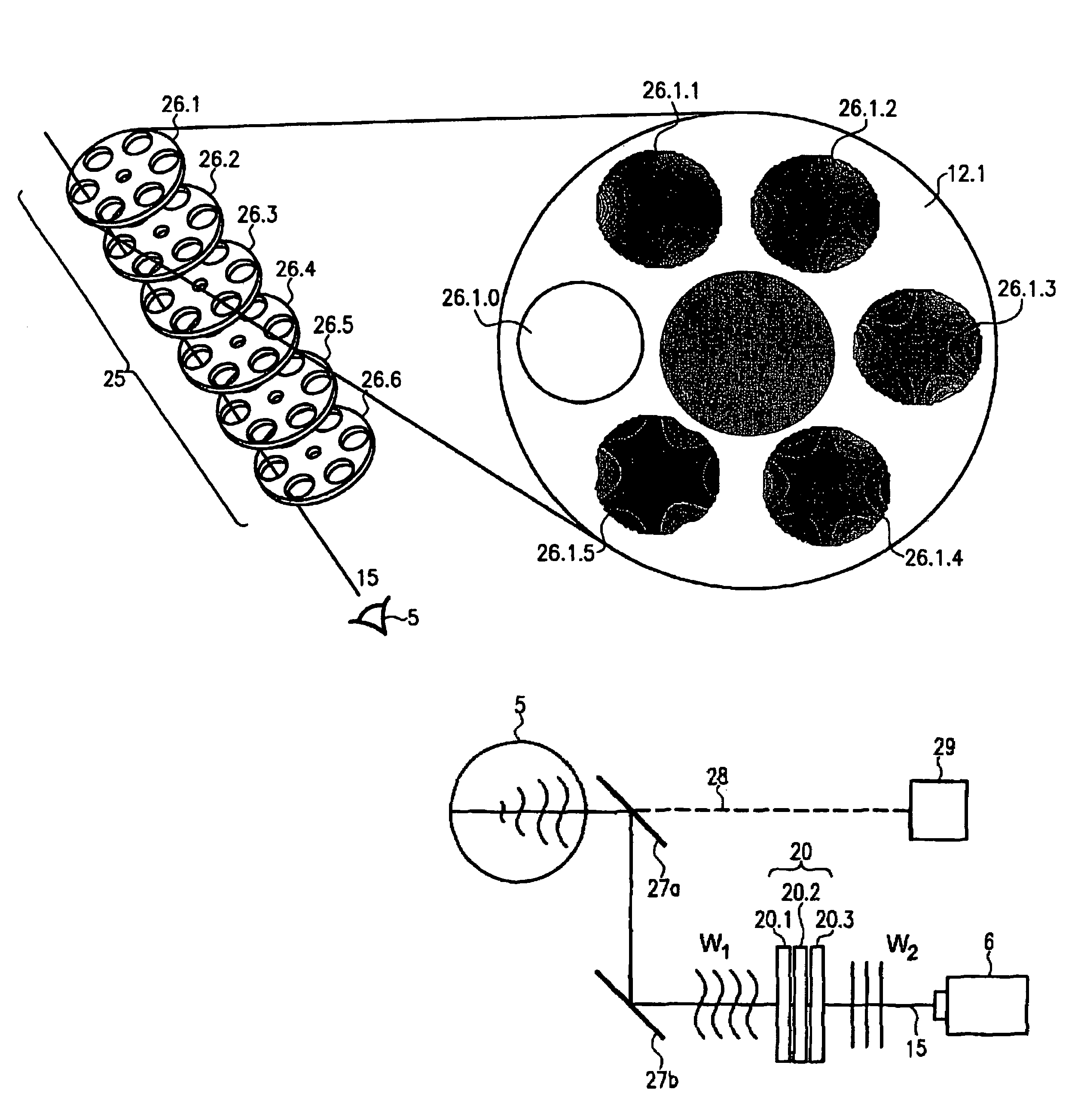 Method and device for the subjective determination of aberrations of higher order