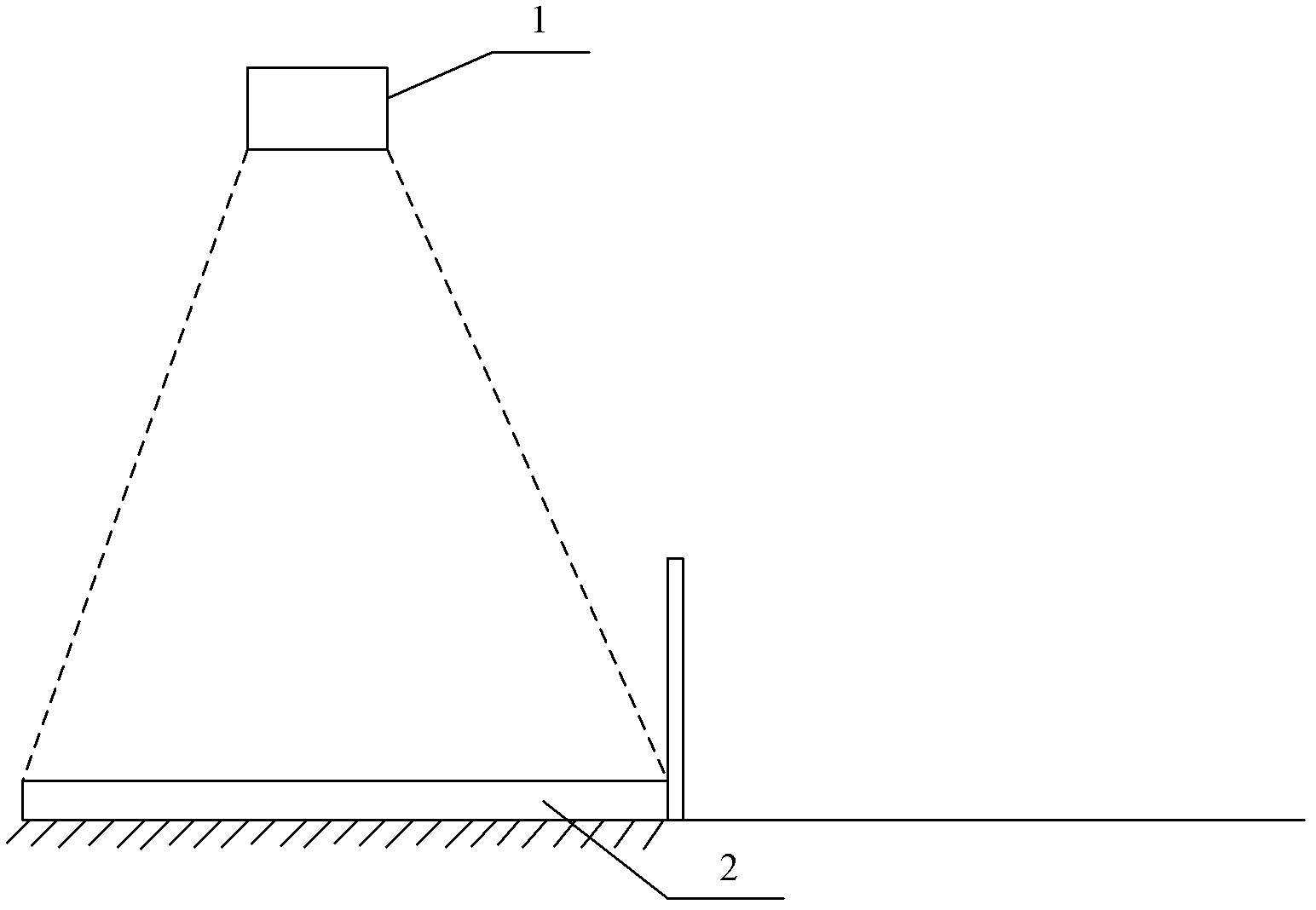 Non-contact badminton returning drop point training device based on interactive projection system and method for acquiring accurate rate of badminton returning drop point