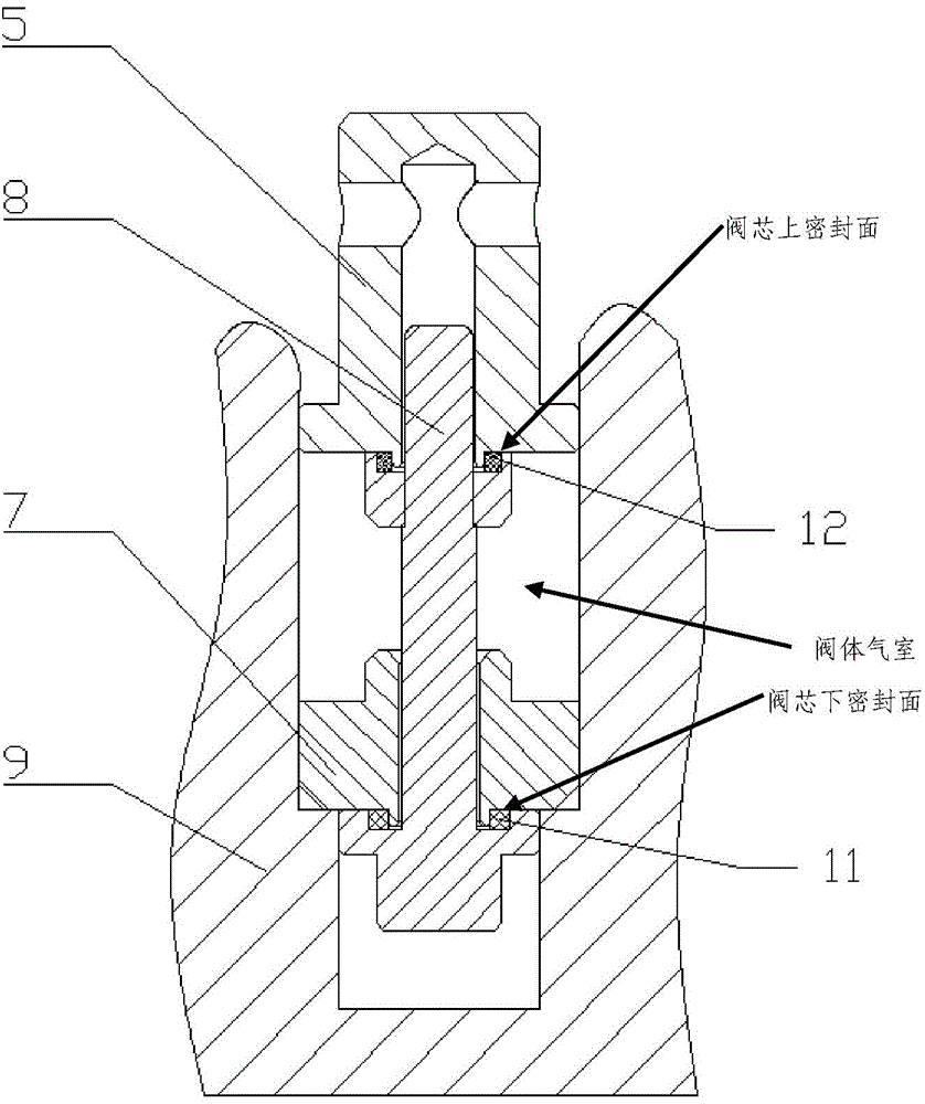 Automatic height adjustment valve of optical vibration isolation platform