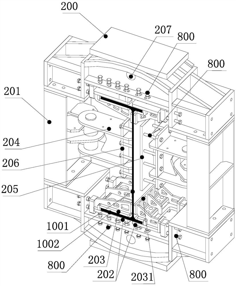 Sectional material twisting equipment