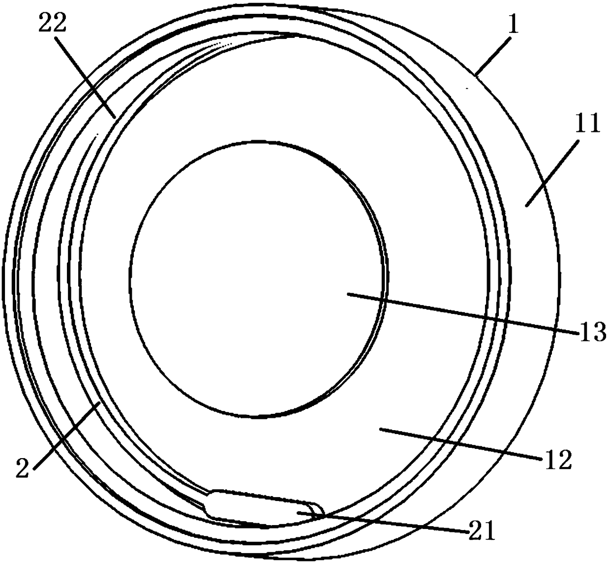 Cold-chain overtemperature monitoring device and manufacturing method thereof