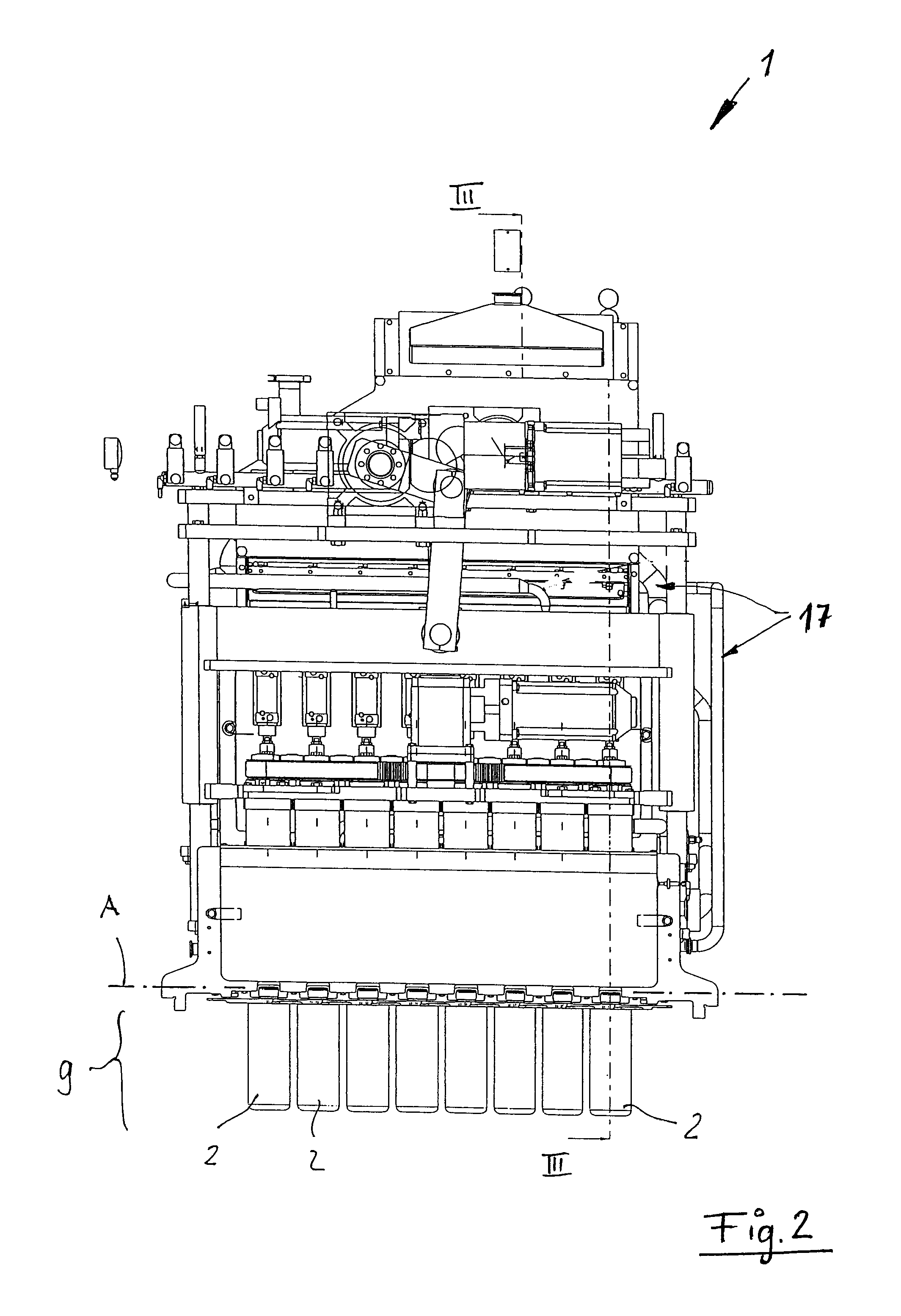 Method and machine for closing bottle with sterile caps