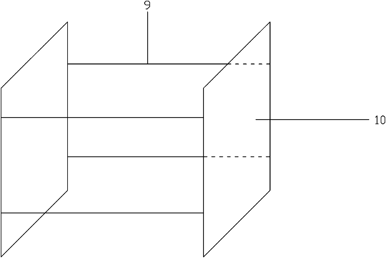 Device and method for testing tensile and compressive creep of inter-hole rock bridges by using expansion agent