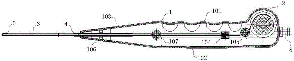 Adjustable flexible nasal endoscope