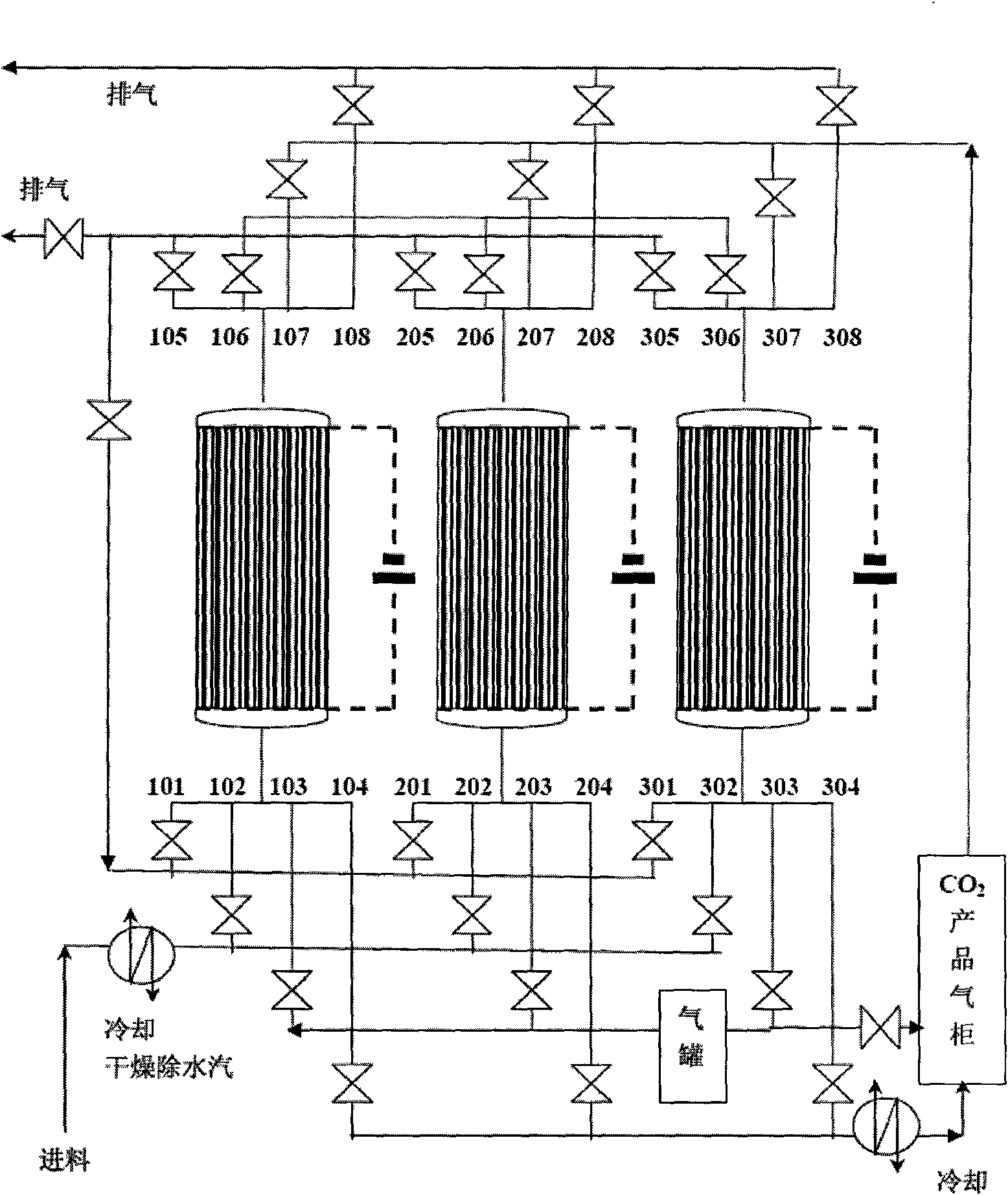 Method for capturing carbon dioxide by utilizing electrical desorption technology