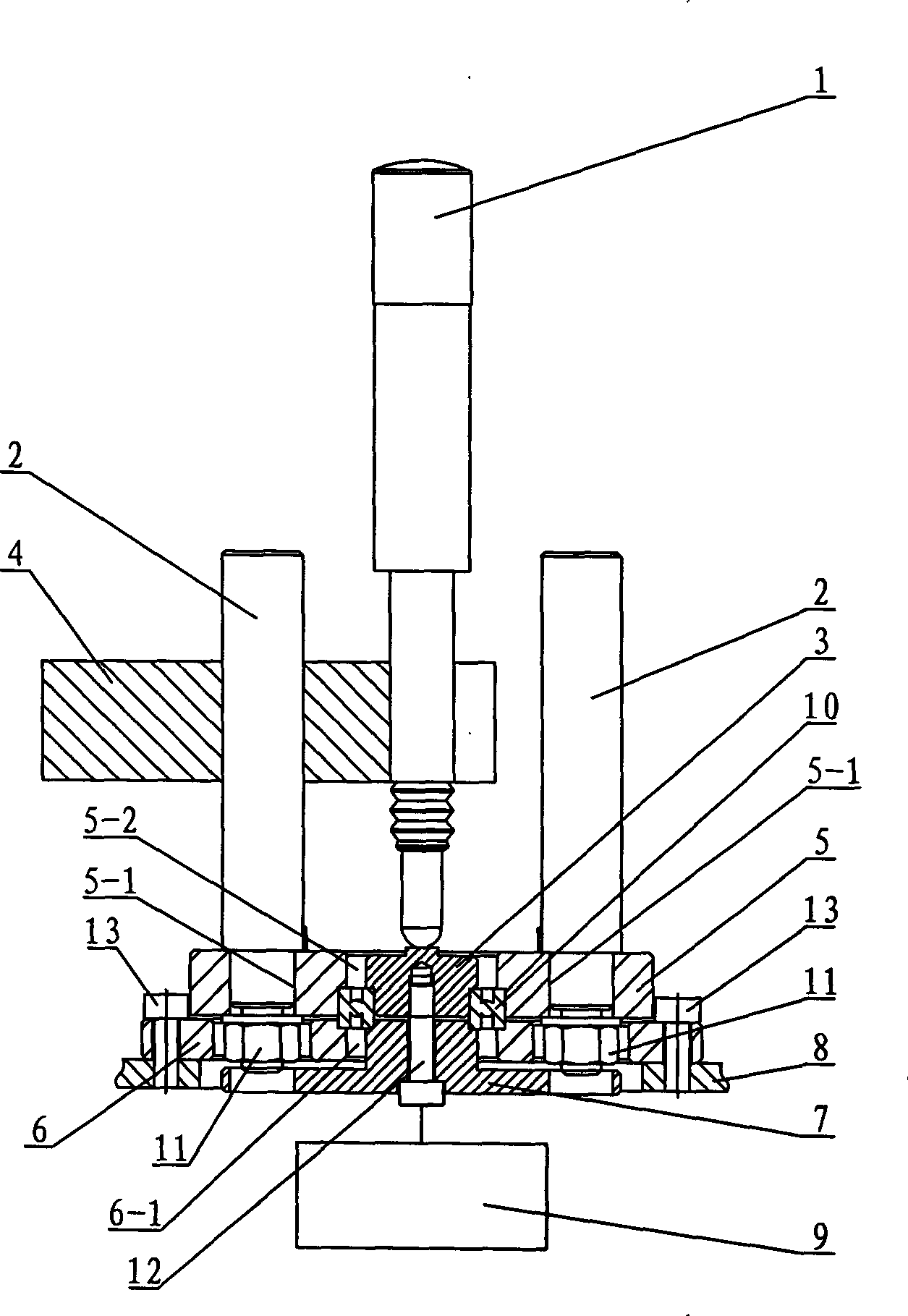 Bearing rigidity test device