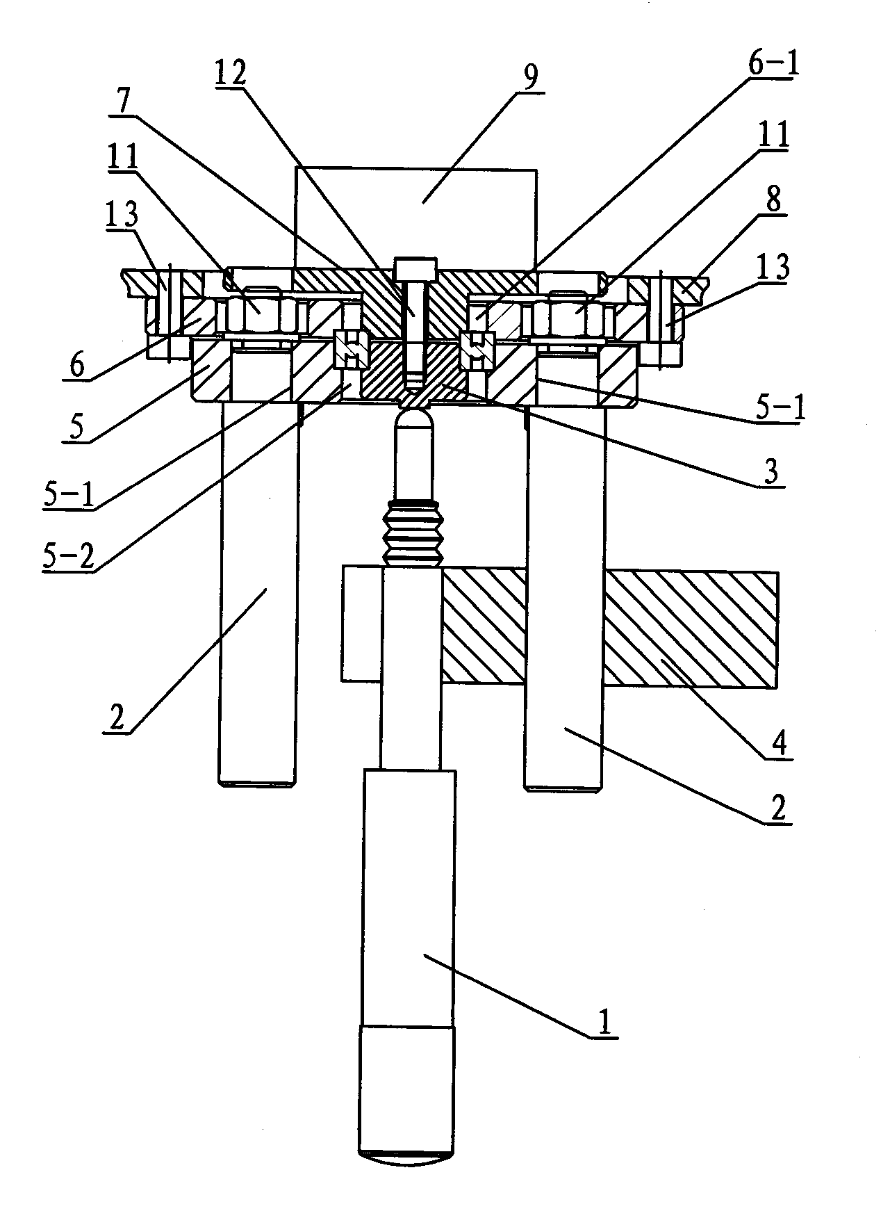 Bearing rigidity test device