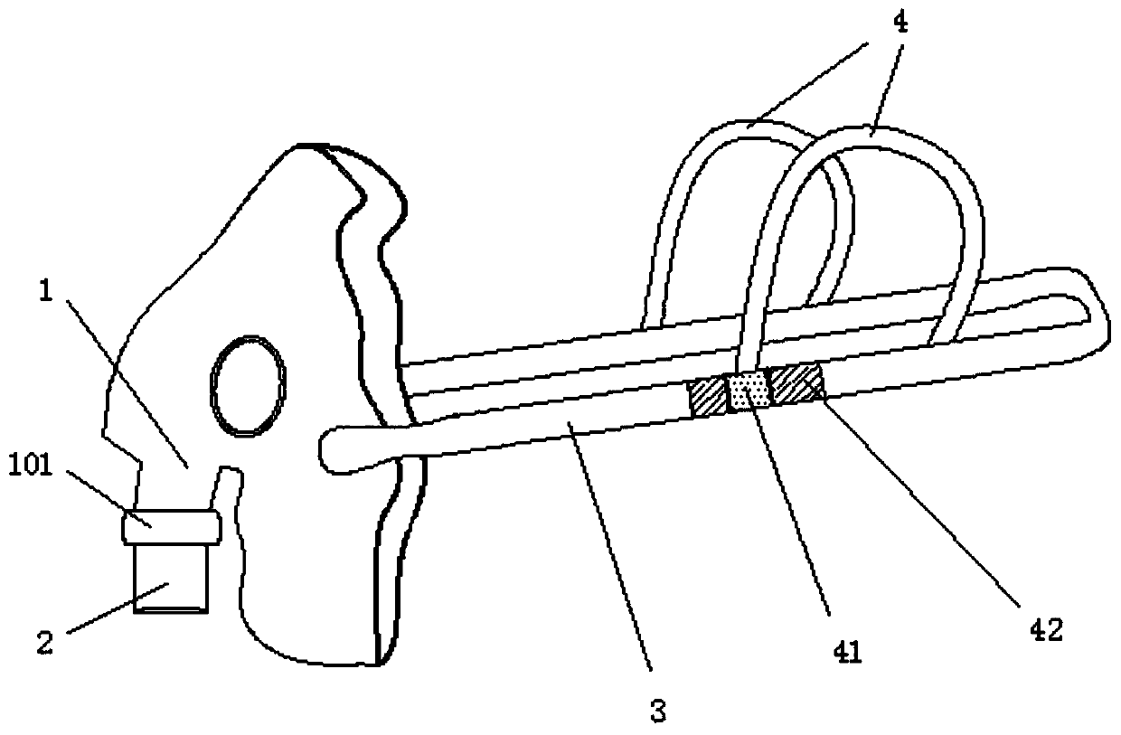 Purification type respiratory care device for infectious disease department