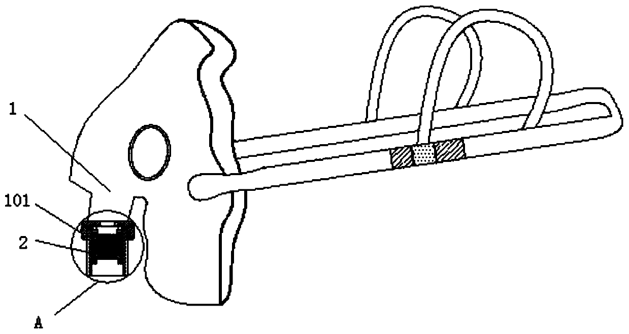 Purification type respiratory care device for infectious disease department