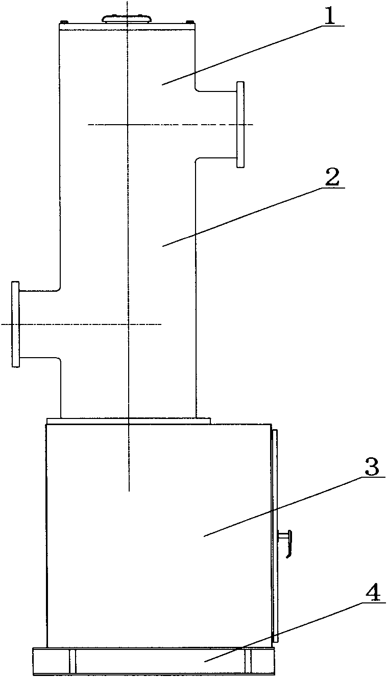 Gas-insulated tripolar mechanical linkage breaker