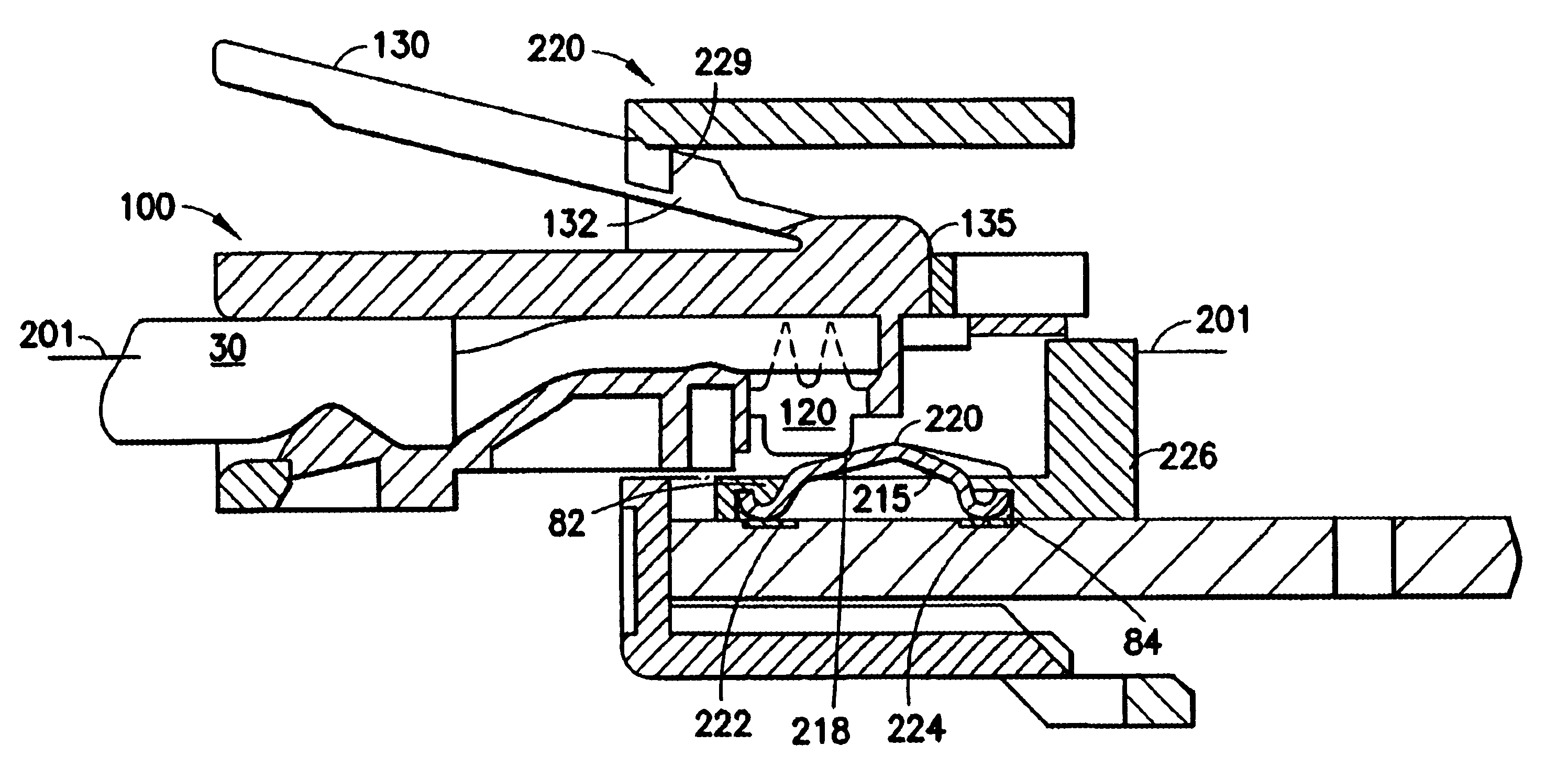 High frequency telecommunication connector