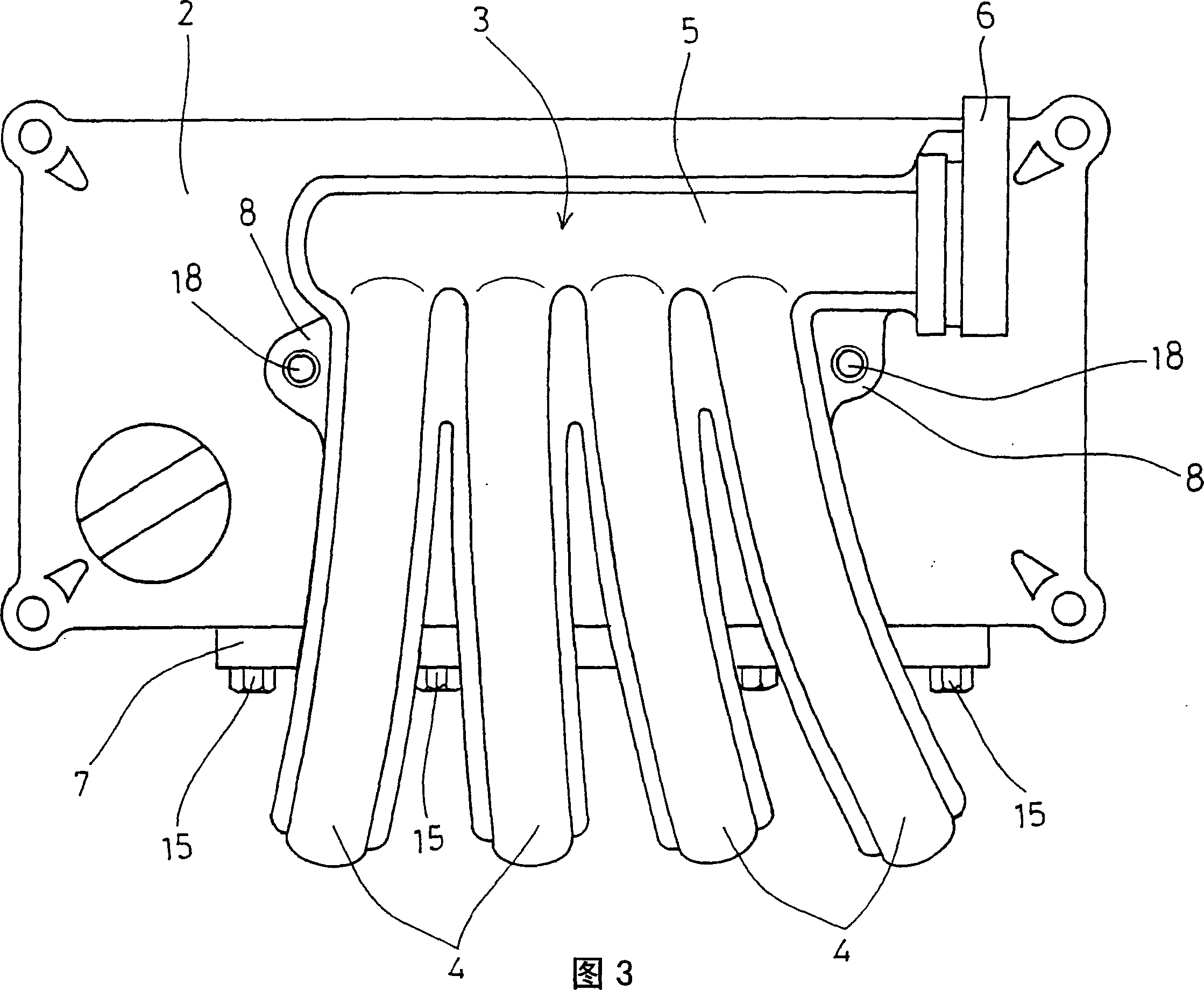 Installation structure of intake manifold