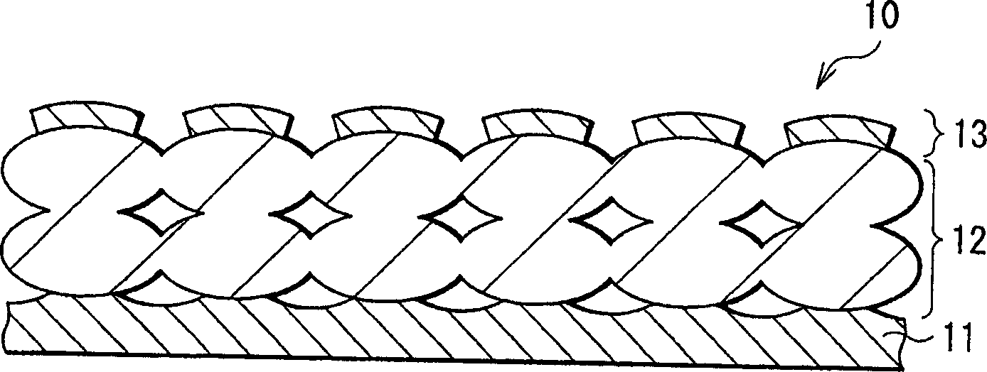 Electrode and battery using it