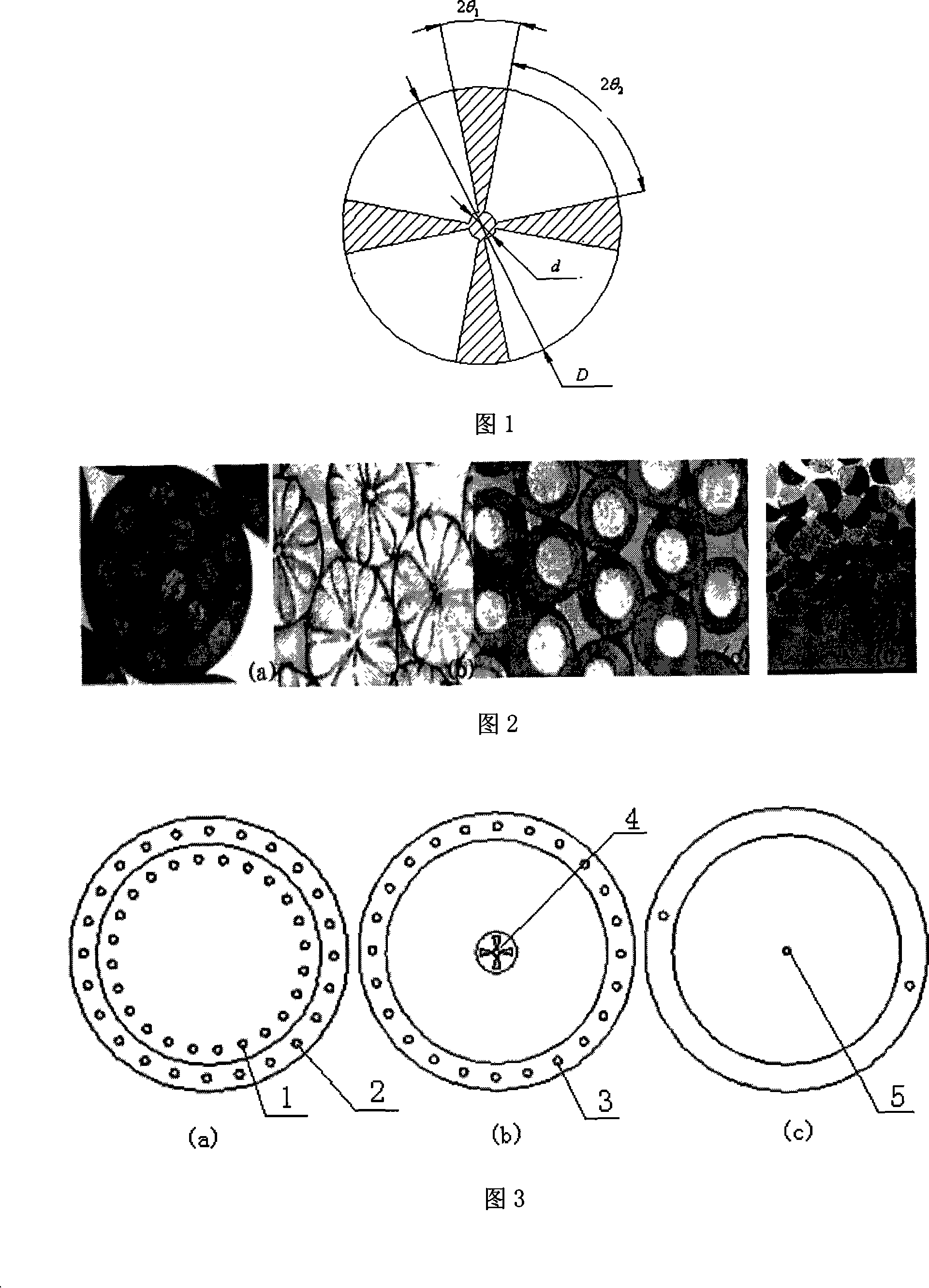 Composite spinneret pack for preparing flap optical fiber