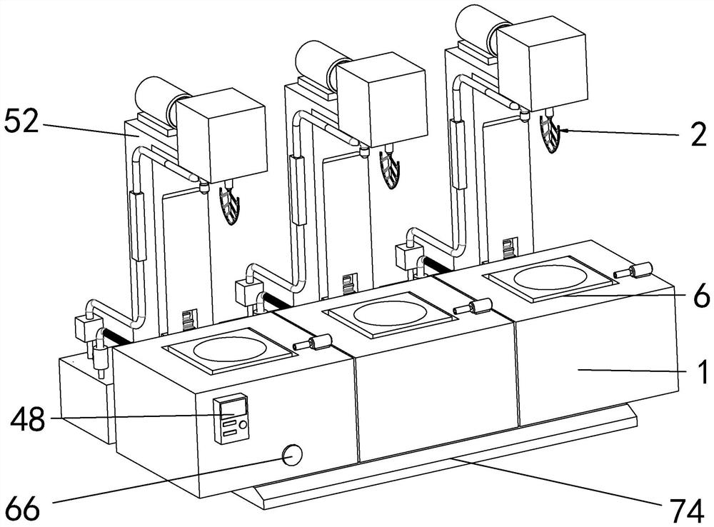 Efficient aggregate saturated surface dry stirring device