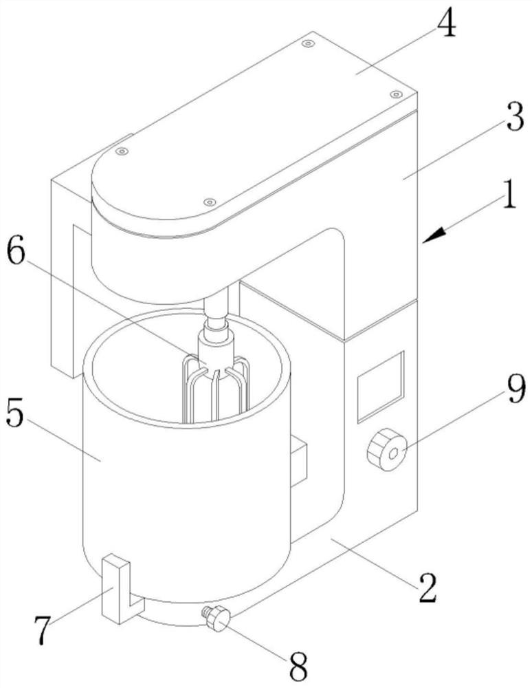 A multi-functional desktop food mixer