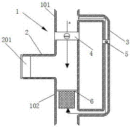 Pipeline mechanism with back washing function