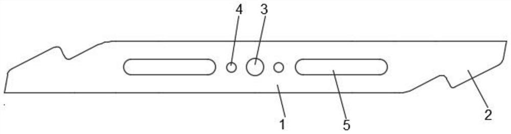 Machining method of high-strength handheld mower blade