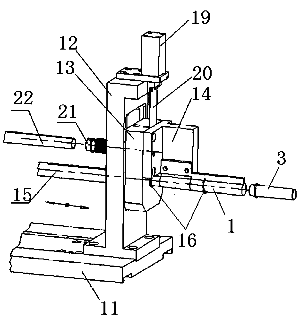 Automatic roll shaft press-fitting mechanism and press-fitting method