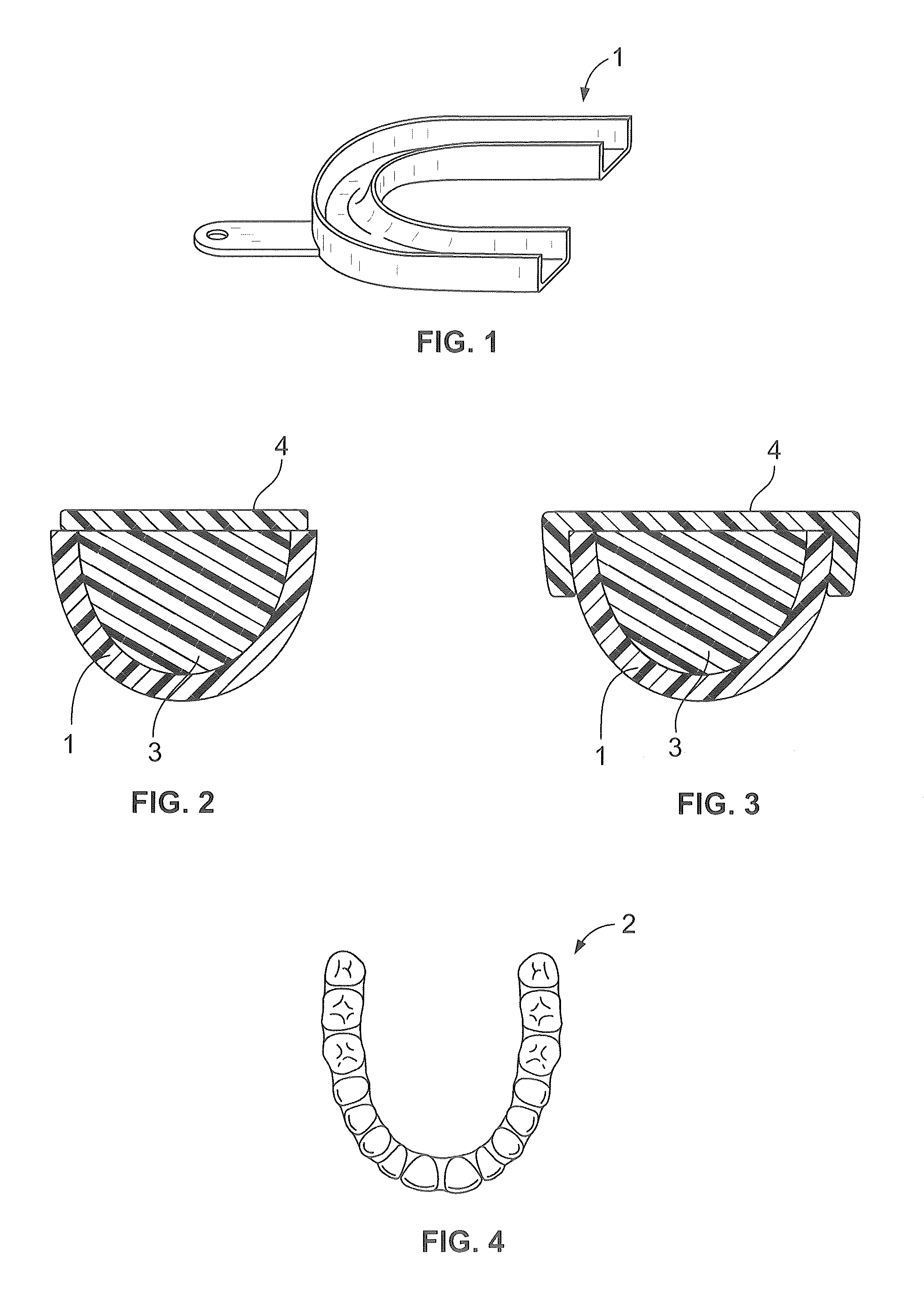 Method and kit for producing a dental product