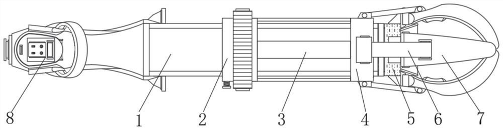 Automatic endoscope ovarian cyst stripper