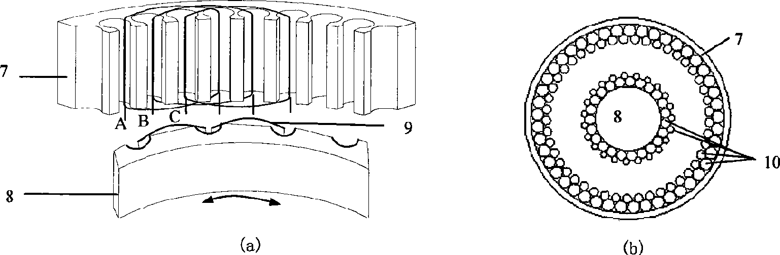 Time gating angular displacement sensor