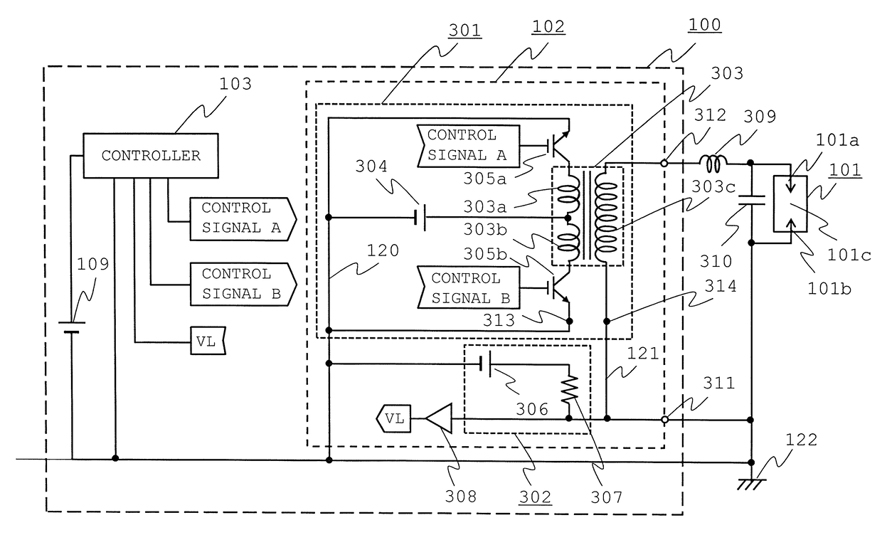 Discharge device