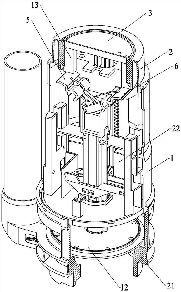 Low-friction labor-saving double-drainage-valve lifting mechanism and drainage valve thereof