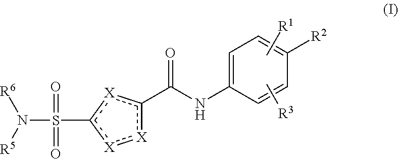 Sulphamoylthiophenamide derivatives and the use thereof as medicaments for the treatment of hepatitis b