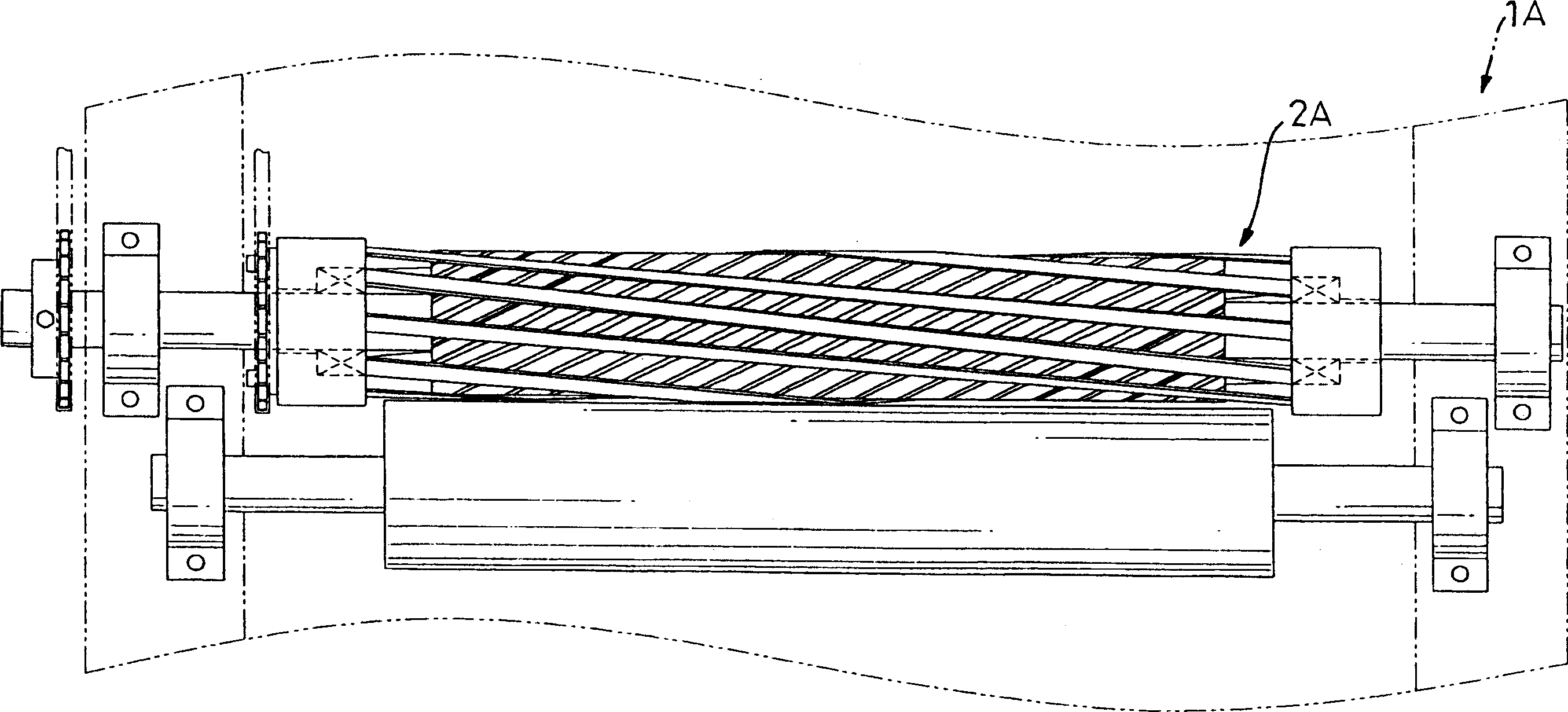 Method and device for capped of fruitage