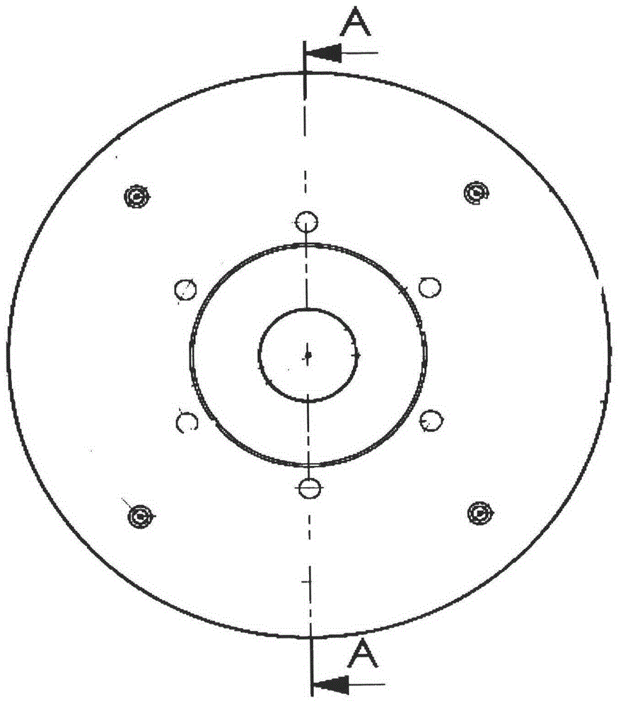 Positioning fixture for turning inner hole in casting