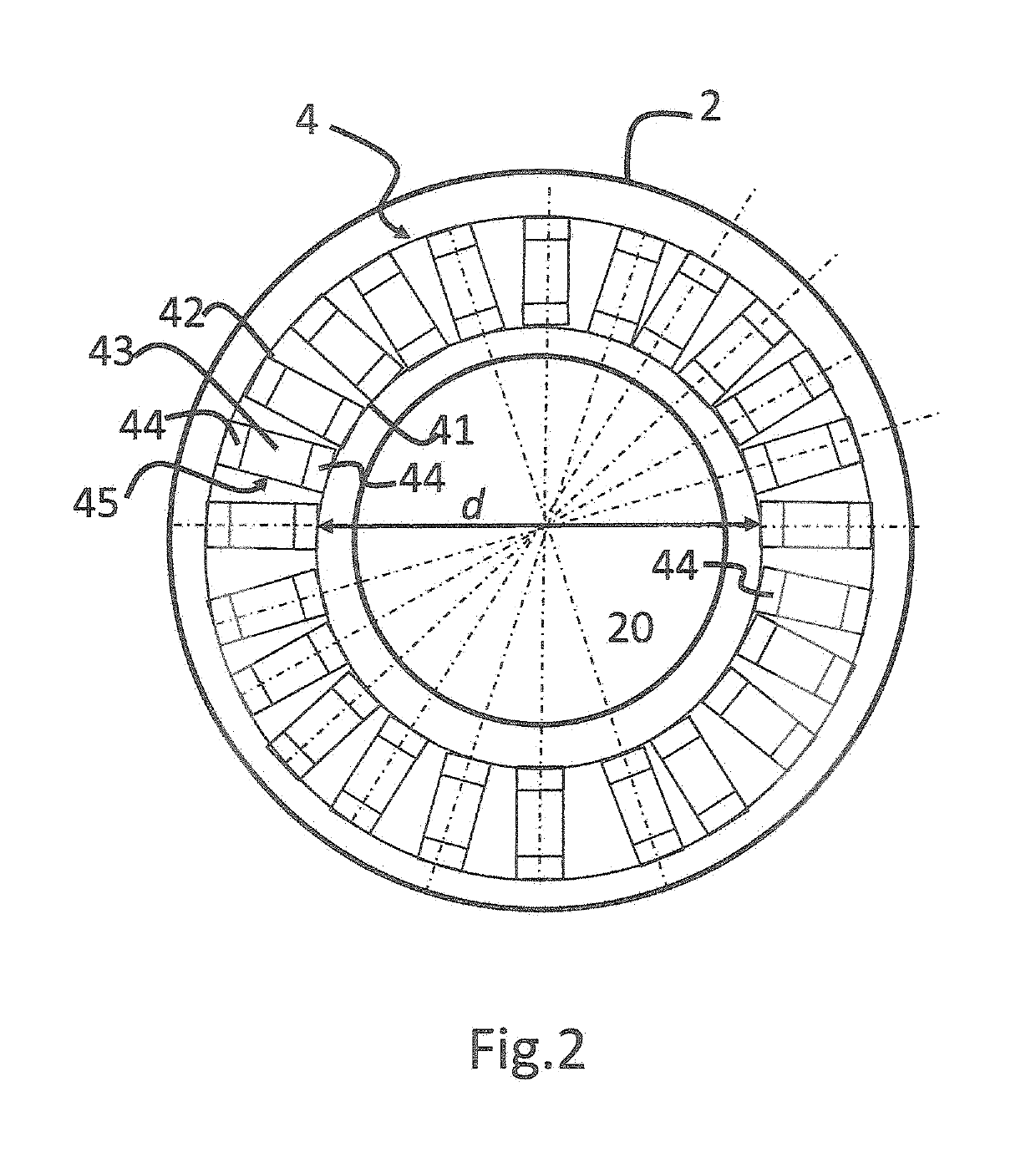 Detector, three-dimensional direct positron imaging unit, and method to estimate the differential of the radiation dose provided to cancer cells and healthy tissues during hadrotherapy