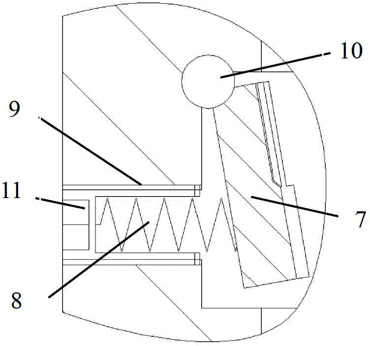 Machinery-solid phase composite connecting device and machinery-solid phase composite connecting method